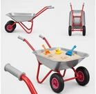 relaxdays Schubkarre f&uuml;r Kinder 2 R&auml;der, (1-tlg), silber