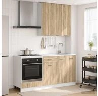 vidaXL H&auml;ngeschrank vidaXL K&uuml;cheneinheit LYON 5 stk. Sonoma-Eiche...