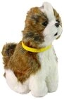 LEAN TOYS Kuscheltier LeanToys Interaktive Shitzu Hunderasse Pl&uuml;schhund