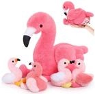 LuxusKollektion Kuscheltier Pl&uuml;schtier 45cm sitzend 4 Babys Bauch Geschenk...