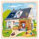 Gollnest & Kiesel Puzzle Goki 57322 - Schichtenpuzzle Wir bauen ein Haus, 3