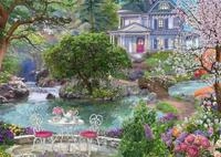 Schmidt Spiele Puzzle 1000 Teile Puzzle Stadtvilla am See 58065, Puzzleteile