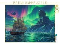 CALVENDO Puzzle CALVENDO Puzzle Szene aus "Die Eissphinx" von Jules Verne, 1000