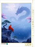 CALVENDO Puzzle CALVENDO Puzzle Buddhistischer M&ouml;nch und Drachen, 1000 Teile