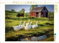 CALVENDO Puzzle CALVENDO Puzzle Landluft macht gl&uuml;cklich, und Tiere machen&rsquo;s