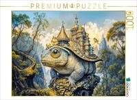CALVENDO Puzzle CALVENDO Puzzle Steampunk Erdkr&ouml;te mit Schloss in mystischer
