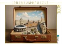 CALVENDO Puzzle CALVENDO Puzzle Madrid im Koffer, 1000 Teile Lege-Gr&ouml;&szlig;e 64 &times; 48 cm
