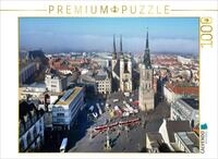 CALVENDO Puzzle CALVENDO Puzzle Marktplatz in Halle / Saale, 1000 Teile Lege-Gr&ouml;&szlig;e