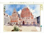CALVENDO Puzzle CALVENDO Puzzle Schwarzh&auml;upterhaus in Riga, 2000 Teile Lege-Gr&ouml;&szlig;e