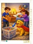 CALVENDO Puzzle CALVENDO Puzzle Der Aufr&auml;umhelfer, 1000 Teile Lege-Gr&ouml;&szlig;e 64 &times; 48