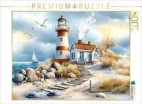 CALVENDO Puzzle CALVENDO Puzzle Der Leuchtturm - zu jeder Zeit weist er den Weg,