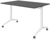 b&uuml;m&ouml; Schreibtisch b&uuml;m&ouml; Seminartische, Rechteck: 120 x 80 cm - Dekor: Graphit