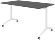 b&uuml;m&ouml; Schreibtisch b&uuml;m&ouml; Seminartische, Rechteck: 140 x 80 cm - Dekor: Graphit