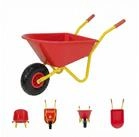 TRUTZHOLM Spielzeug-Gartenset Kinderschubkarre uni 40kg Kunststoffwanne in rot...