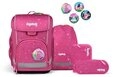 ergobag Schulranzen cubo light Set (5-tlg., 5-teiliges Set), wiegt nur 780g