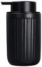 LuxusKollektion Seifenspender Seifenspender Keramik 350ml Streifen Schwarz