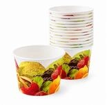 COFI 1453 Einwegschale Eisbecher Fruchtmotiv 100&ndash;500 ml, (Spar-Set, 1000-tlg),