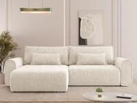 MIRJAN24 Ecksofa Surles Cord, mit Bettkasten und Schlaffunktion, Kissen-Set,