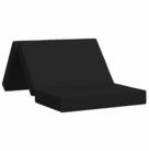 vidaXL Sofa vidaXL Klappsofa Bett 80 x 67 x 45 cm Schwarz