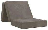 vidaXL Sofa vidaXL Klappsofa Bett 75 x 67 x 45 cm Hellgrau