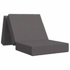 vidaXL Sofa vidaXL Klappsofa Bett 75 x 63 x 45 cm Hellgrau
