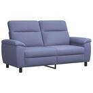 vidaXL Sofa 178 x 90 x 95 cm Sofa Jeans blau 178x90x95 cm Stoff, 1 Teile