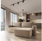 Masseno Ecksofa BELISE mit Schlaffunktion L-Form, Sofa mit Bettkasten