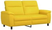 vidaXL Sofa 178 x 90 x 95 cm Sofa Helles Gelb 178x90x95 cm Stoff, 1 Teile