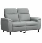 vidaXL Sofa 158 x 90 x 95 cm Sofa Hellgrau 158x90x95 cm Stoff, 1 Teile
