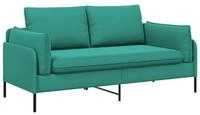 vidaXL Sofa 188 x 81 x 89 cm 2-Sitzer Sofa 2-Sitzer T&uuml;rkis 188x81x89 cm Samt, 1