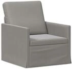 vidaXL Sessel 70 x 81 x 82 cm Sessel Hellgrau 70x81x82 cm Samt V