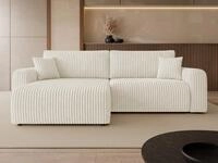MIRJAN24 Ecksofa Floryn L Cord Cord, mit Schlaffunktion und Bettkasten,...