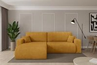 ALTDECOR Ecksofa BERY-L, Couch mit Schlaffunktion, Wohnzimmer - Ecksofa, Corner...