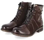 Maciejka Maciejka Boots 07609-02 MOCCA Damen Leder brown Schn&uuml;rstiefel braun...