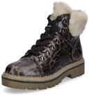 Tamaris Tamaris Damen Schn&uuml;rboot leo Schn&uuml;rboots braun|schwarz 36 EU