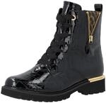 Remonte Schn&uuml;rstiefelette Schn&uuml;rstiefelette in Kroko-Lackoptik mit