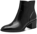 Tamaris Stiefelette Blockabsatz, Ankleboots, Businessschuh mit T-Logoverzierung