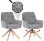MCW Esszimmerstuhl MCW-Q37 (2er-Set), Elegante, abgerundete Formgebung