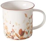 BOLTZE GRUPPE Becher Porzellanbecher mit farbigem Rand, BERNADA, 320 ml,...