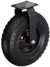 relaxdays Schwerlastrolle Bockrolle 3.50-4, (1-St), Schwarz-Schwarz