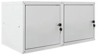 PROREGAL&reg; Spind MegaDeal 2x Schlie&szlig;fachw&uuml;rfel Cubic 35x35x35cm Grau (2-St)