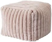 Home & styling collection Polsterhocker Hocker aus Kunstfell, 38 x 38 x 28 cm