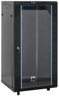 vidaXL Netzwerkschrank 22U Netzwerkschrank 19" IP20 Schwarz 60x60x120 cm