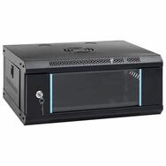 vidaXL Netzwerkschrank mit Speicher Schwarz 53 x 45 x 21 cm Stahl...