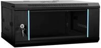 vidaXL Netzwerkschrank mit Speicher Schwarz 60 x 35 x 28 cm Stahl...