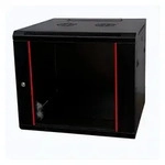 Danicom Wandgeh&auml;use Baseline 12U Wandschrank mit Glast&uuml;r 600x600x635mm...