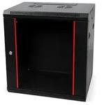 Danicom Wandgeh&auml;use Baseline 18U Wandschrank mit Glast&uuml;r 600x450x900mm...