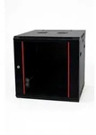 Danicom Wandgeh&auml;use Baseline 9U Wandschrank mit Glast&uuml;r 600x600x500mm (BxTxH),