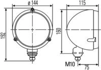 Hella LED Scheinwerfer HELLA 1A3 996 162-607 Hauptscheinwerfer