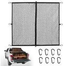 LuxusKollektion Schutznetz Gep&auml;cknetz hochelastisch 120x120 cm mit 8...